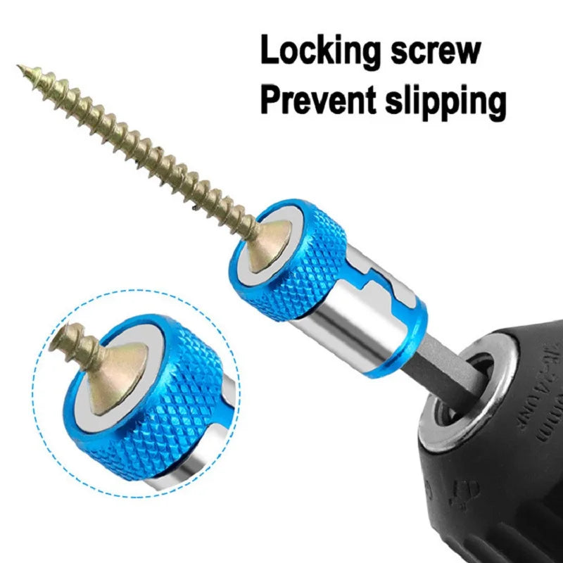 Magnetic Ring for Screwdriver Bits – Aluminum Alloy, 3 or 6 Pack Magnetic Bit Ring Babs