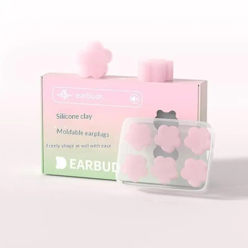 Flower Silicone Earplugs for Sleep & Swimming – 6 Pack Silicone Earplugs Babs A1