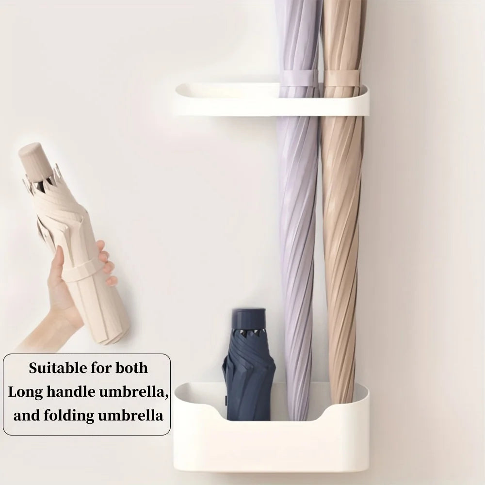 Wall Mounted Umbrella Holder – Nail-Free Multi-Use Storage Rack Umbrella Storage Rack Babs