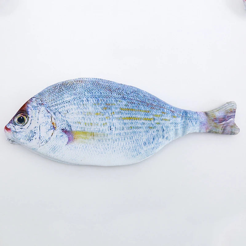 Kawaii Fish Pencil Case – Large Capacity Zipper Stationery Bag Kawaii Pencil Case Babs silvery