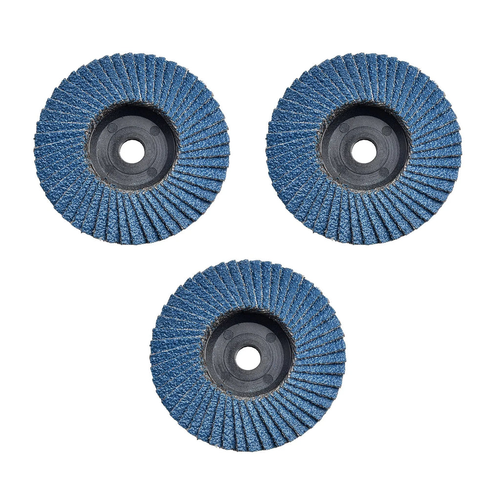 3-Pack 3" Flap Discs 75mm Grinding Wheels for Angle Grinder Abrasive Flap Discs Babs