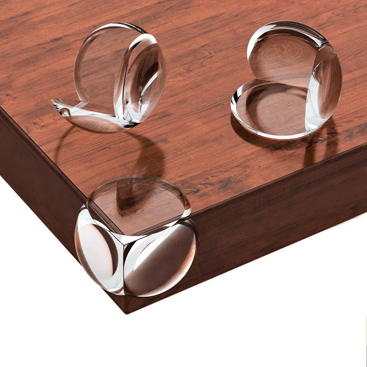 Baby Silicone Table Corner Edge Guards – Clear & Soft Baby Corner Guards Babs