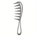 Retro Men's Hair Comb – Hollow 3D Handle for Styling & Massage Men's Hair Comb Babs silver