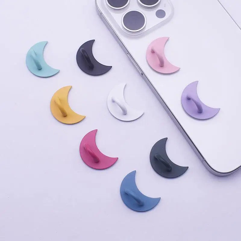 2pcs Adhesive Metal Phone Charm Holder & Keychain Loop Hook Phone Charm Holder Babs
