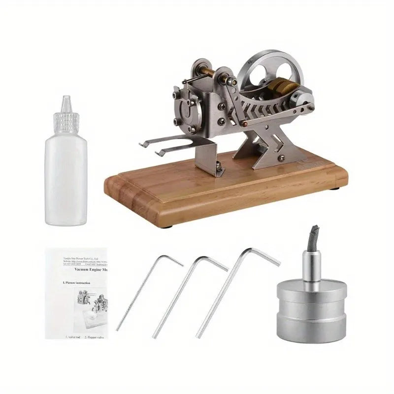 Stirling Engine Model – Hot Air Science Experiment Desktop Ornament Educational Engine Model Babs