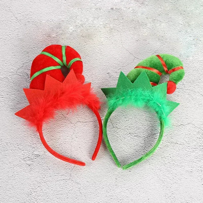 Blinking LED Christmas Headband – Light Up Elf Hair Band LED Party Headband Babs
