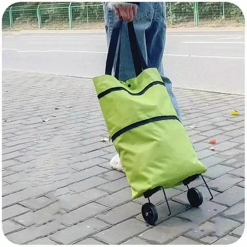 Foldable Shopping Cart with Wheels – Lightweight Portable Hand Cart Foldable Shopping Cart Babs