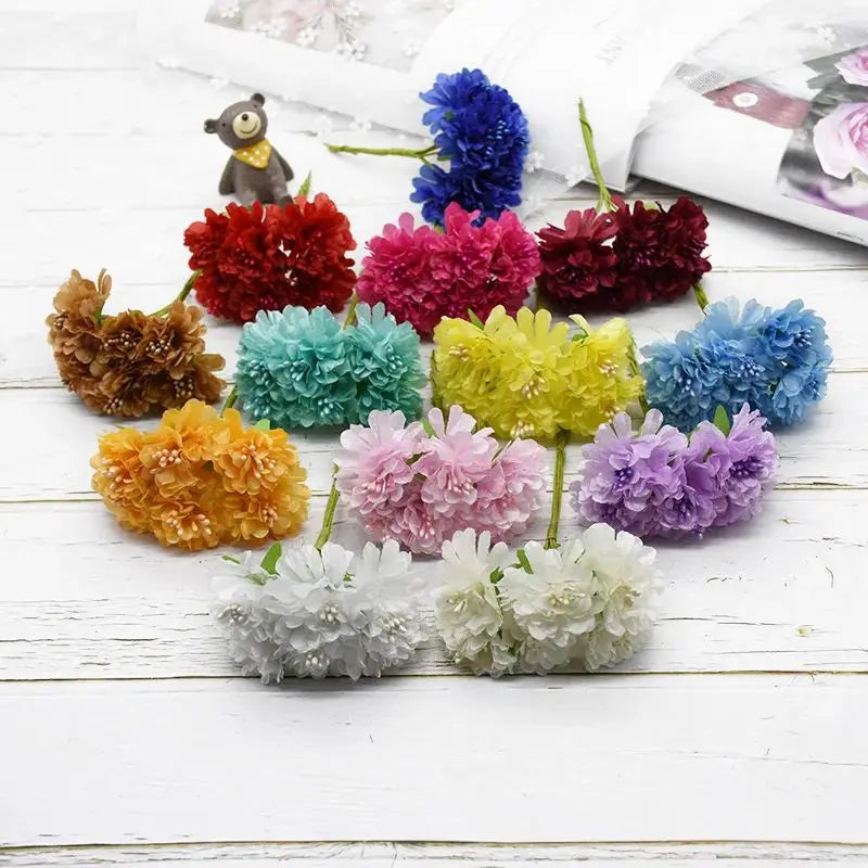 Silk Carnation Artificial Flowers – UV-Protected Wedding Décor Artificial Silk Flowers Babs