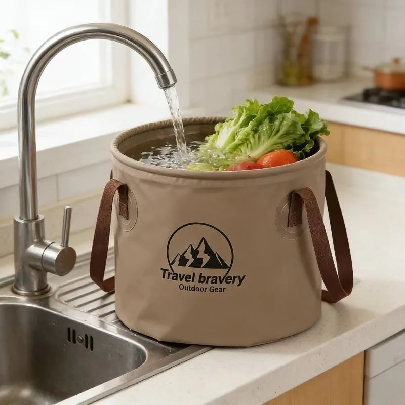 Collapsible Water Bucket 5/10/20L – Foldable Camping Bucket Collapsible Camping Bucket Babs
