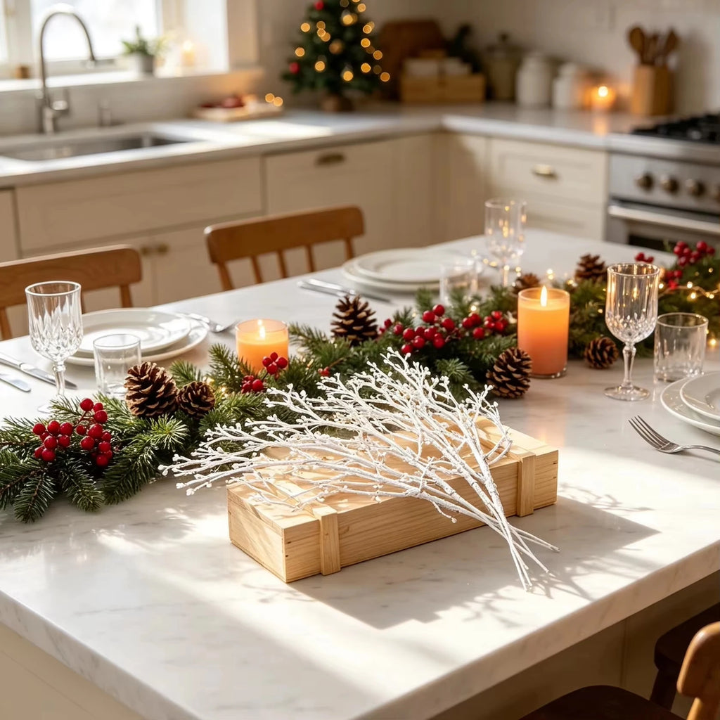 Artificial Autumn Branch Stems for Vase, Wedding & Party Décor Artificial Branch Stems Babs