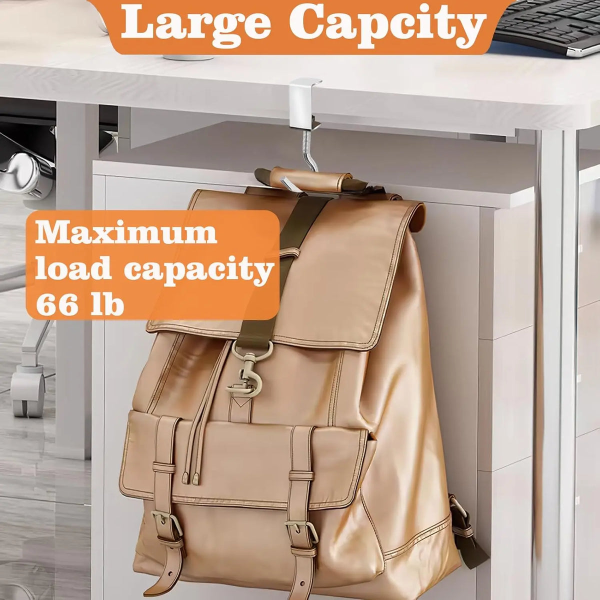 Adjustable Heavy-Duty Desk Hook – No Adhesive Clamp Organizer Desk Clamp Hook Babs