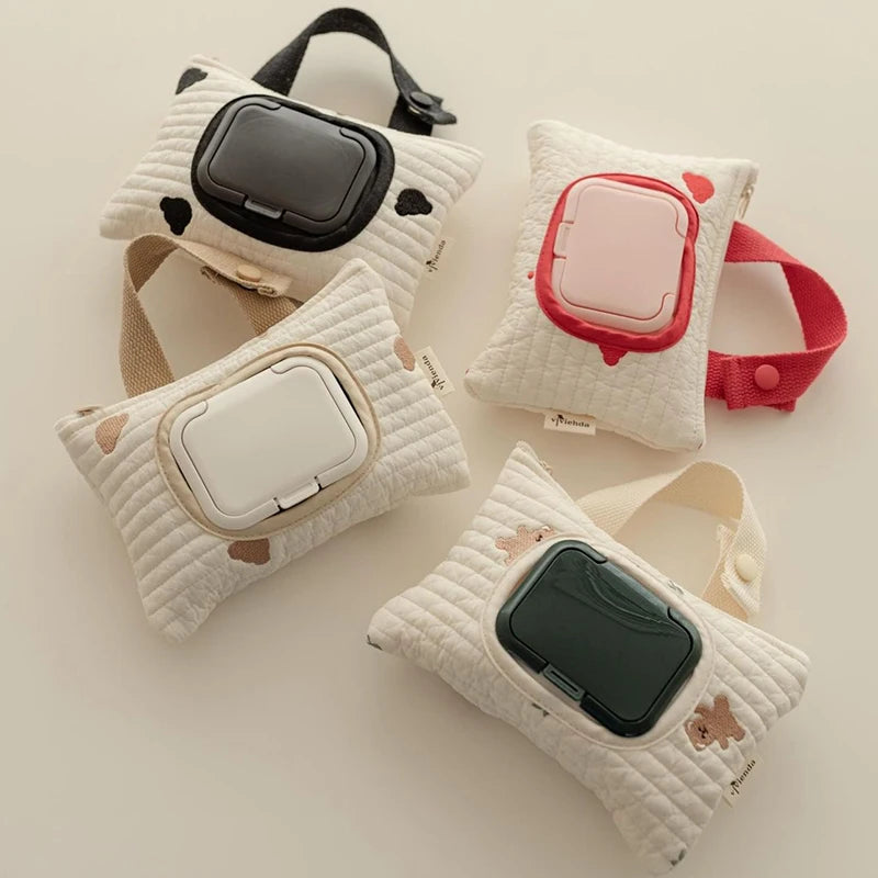Baby Wipes Pouch Dispenser – Hanging Cloth Tissue Holder Wipes Dispenser Pouch Babs
