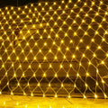 96 LED Net Mesh String Lights 1.5x1.5M – Christmas & Wedding Decor LED Mesh String Lights Babs Warm White US Plug