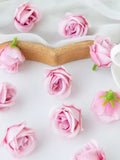 Silk Rose Heads 5/10Pcs – Wedding & Home Décor DIY Flowers Artificial Silk Flowers Babs color 2 5 pcs
