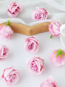 Silk Rose Heads 5/10Pcs – Wedding & Home Décor DIY Flowers Artificial Silk Flowers Babs color 2 5 pcs