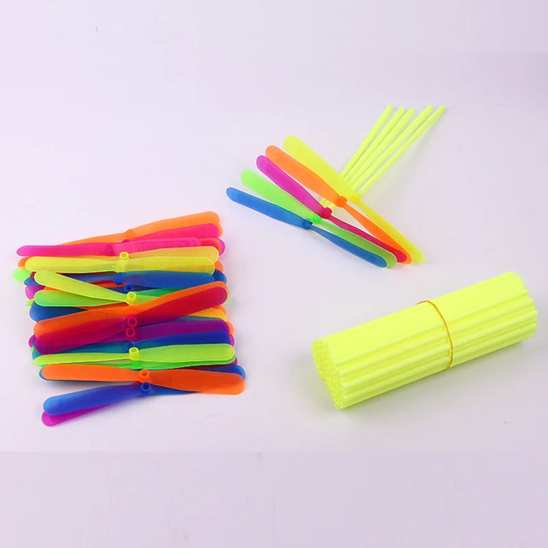 10pcs Mini Flying Copter Propeller Toys – Kids Party Favors Flying Propeller Toy Babs