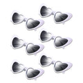 Heart Shaped Sunglasses – Bachelorette & Bridal Party Gift Novelty Party Sunglasses Babs Light Purple