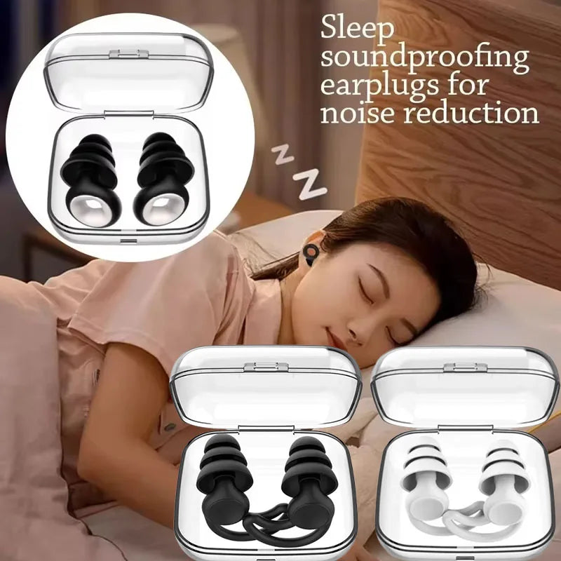 Soft Silicone Earplugs – Noise Reduction & Swimming Silicone Earplugs Babs