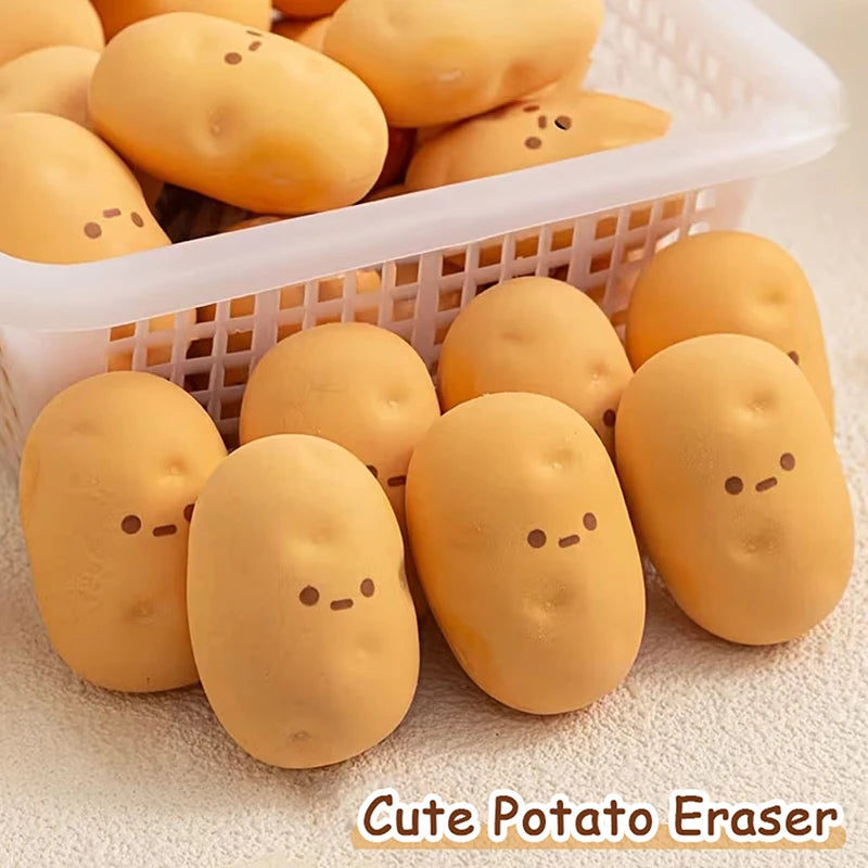 Potato-Shaped Novelty Erasers – Cute 3D Food Eraser Set Novelty Eraser Set Babs