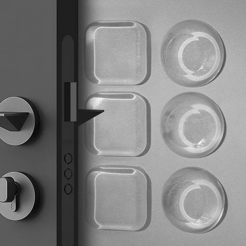 Silicone Door Bumper Pads – Anti-Collision Adhesive Wall Protectors Door Bumper Pads Babs
