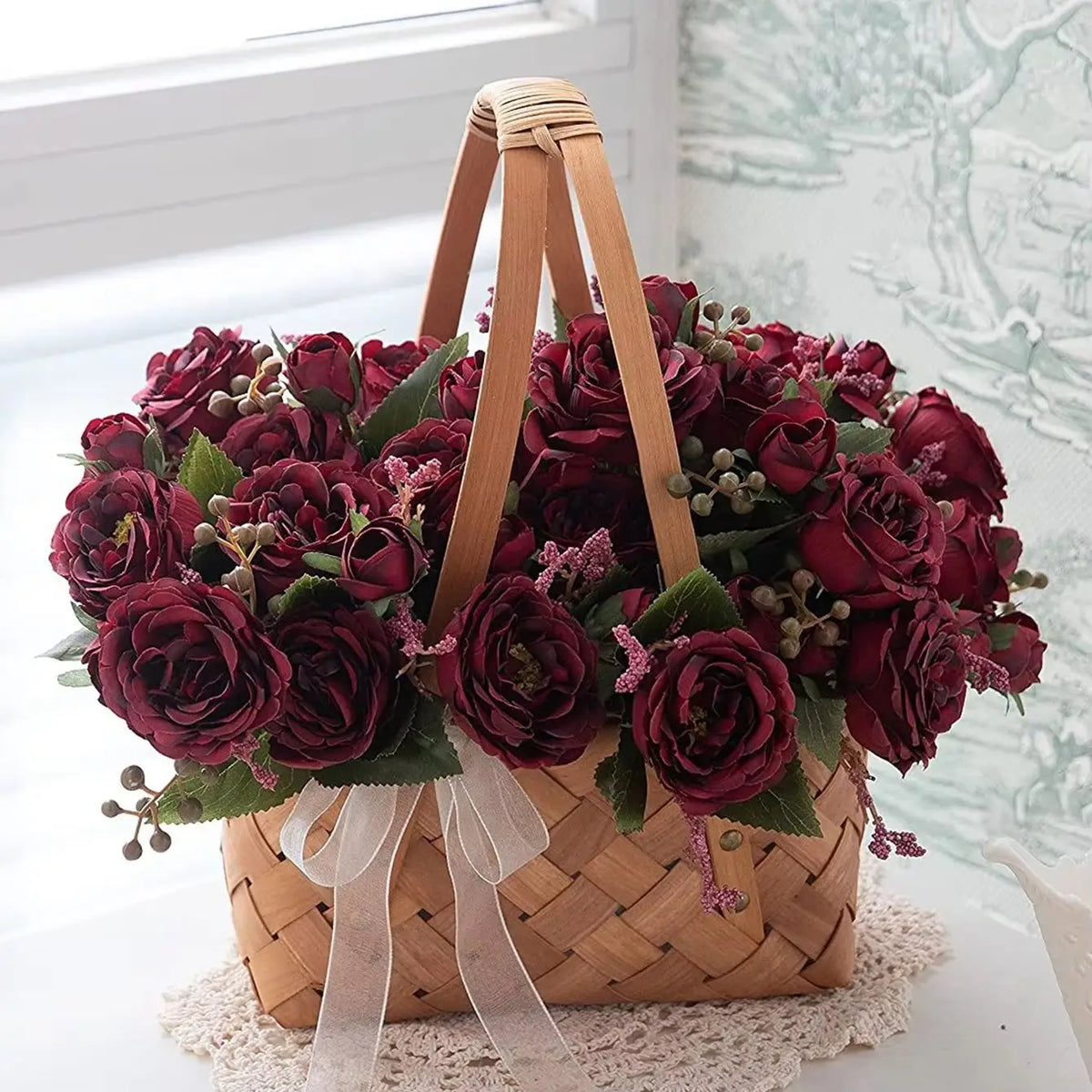 Silk Peony Artificial Flowers – Wedding & Home Décor Artificial Silk Flowers Babs