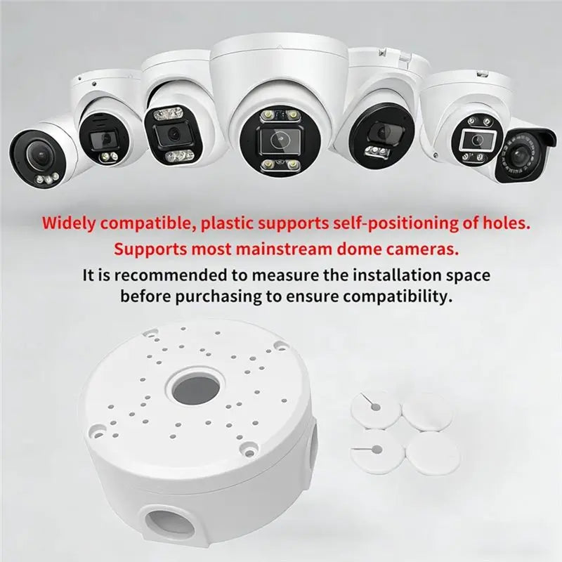 3-Pack Security Camera Junction Box Outdoor Waterproof Mount Camera Mount Bracket Babs