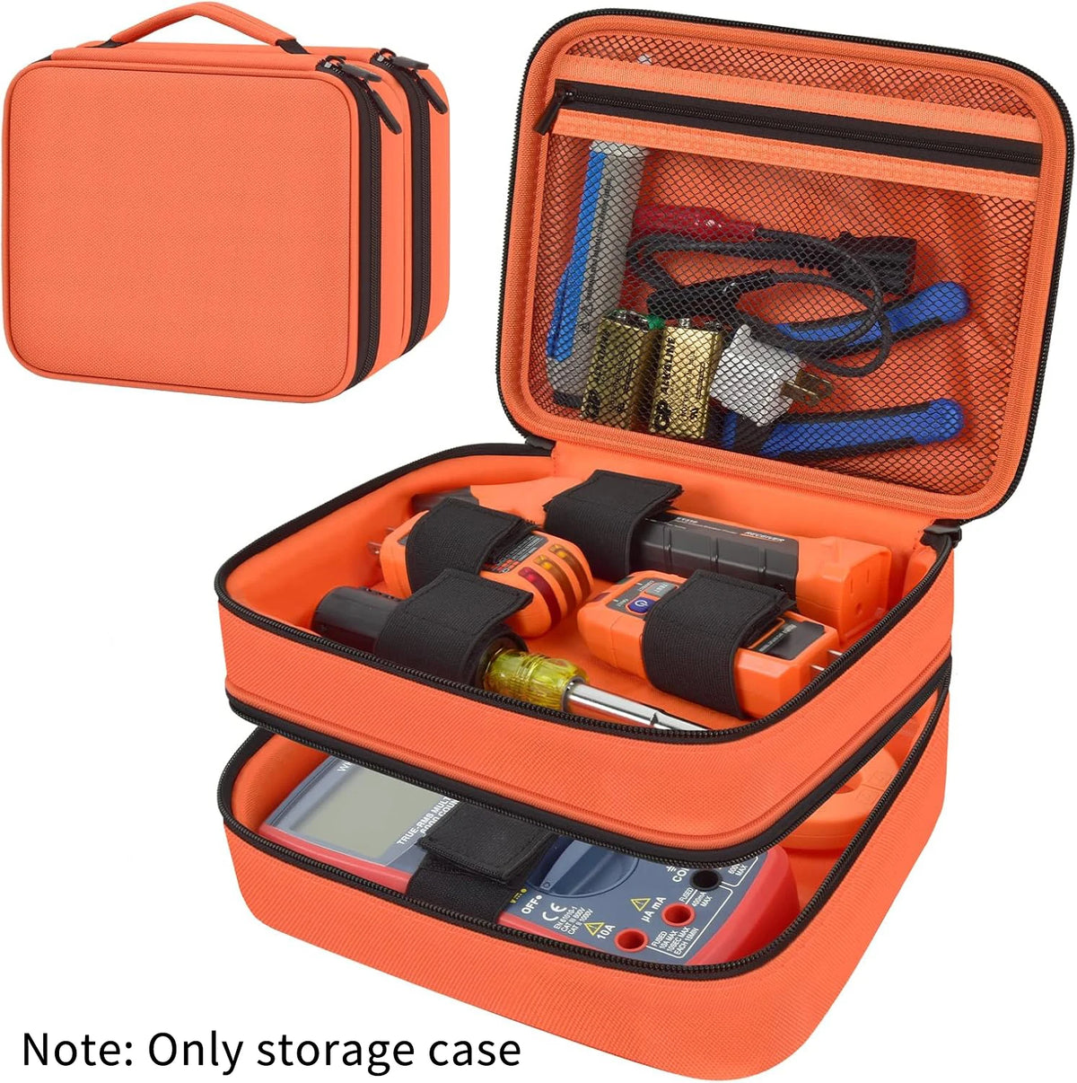 Travel Case for Klein Tools ET310 GFCI Circuit Breaker Tester Kit Tool Storage Bag Babs Orange