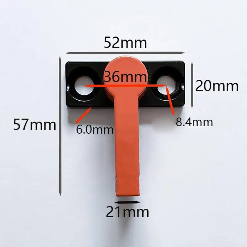 Zinc Alloy 360° Rotating T-Locking Pin Door & Window Latch Door Window Latch Babs