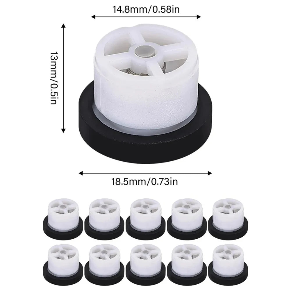 10PCS Shower Check Valve G1/2 G3/4 Anti-Backflow Plumbing Seal Plumbing Check Valve Babs