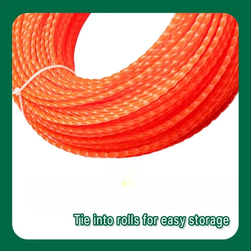 75m Spiral Nylon Grass Trimmer Line 3.0mm – Strimmer Wire Trimmer Line Spool Babs