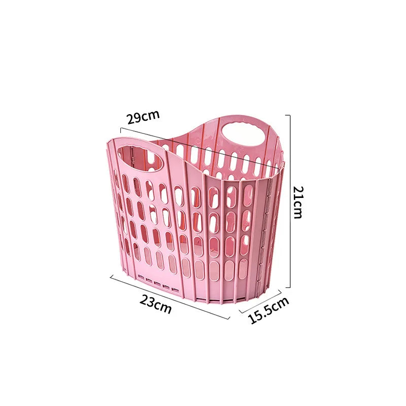 Foldable Wall-Mounted Laundry Basket – Space-Saving Organizer Laundry Basket Babs 1Pc-S 2