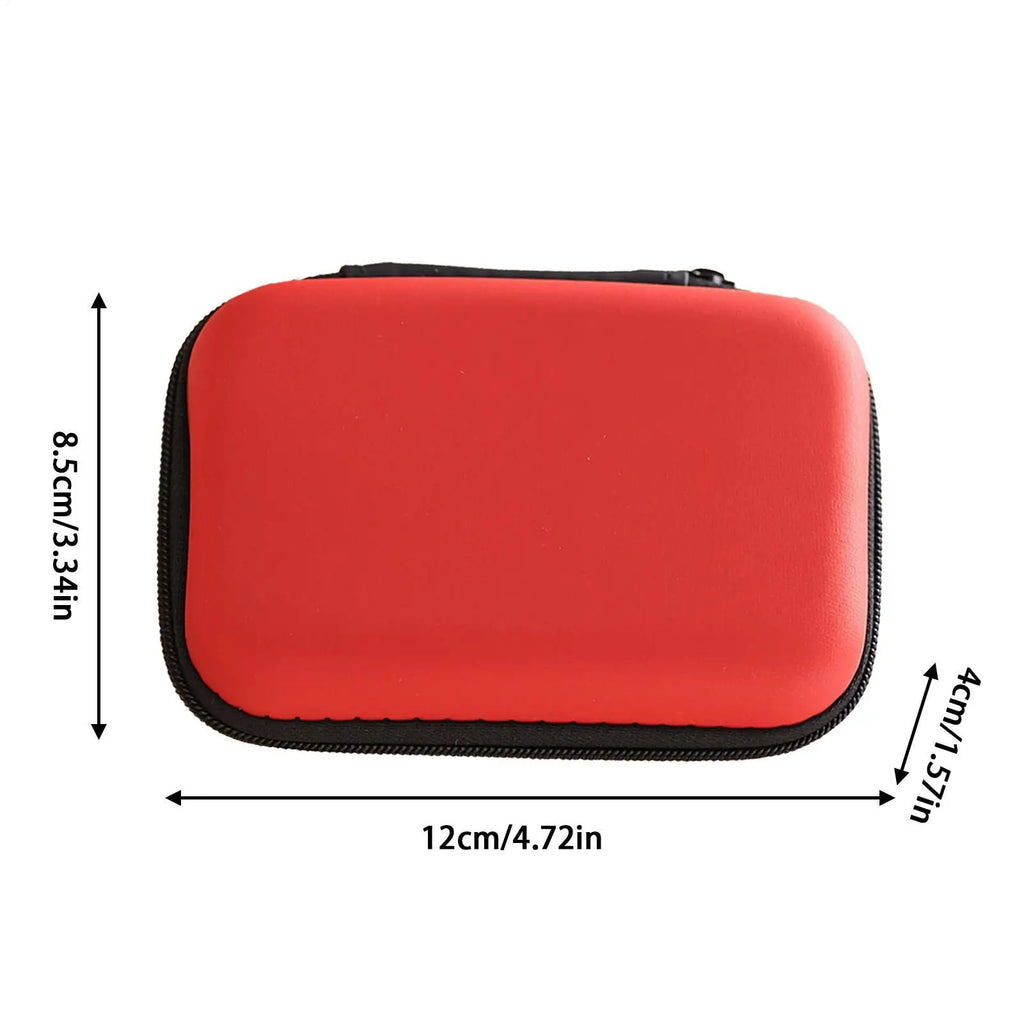 Portable Travel Cable Organizer Bag – EVA Zipper Case Travel Organizer Bag Babs