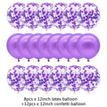 20Pcs Rose Gold Confetti Metallic Balloons Party Decoration Set Party Balloon Set Babs 20pcs latex balloon 12inch