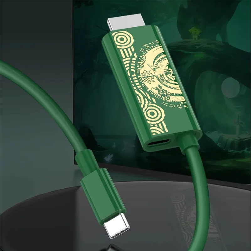 USB-C to DisplayPort Cable for Nintendo Switch & OLED Dock DisplayPort Adapter Cable Babs