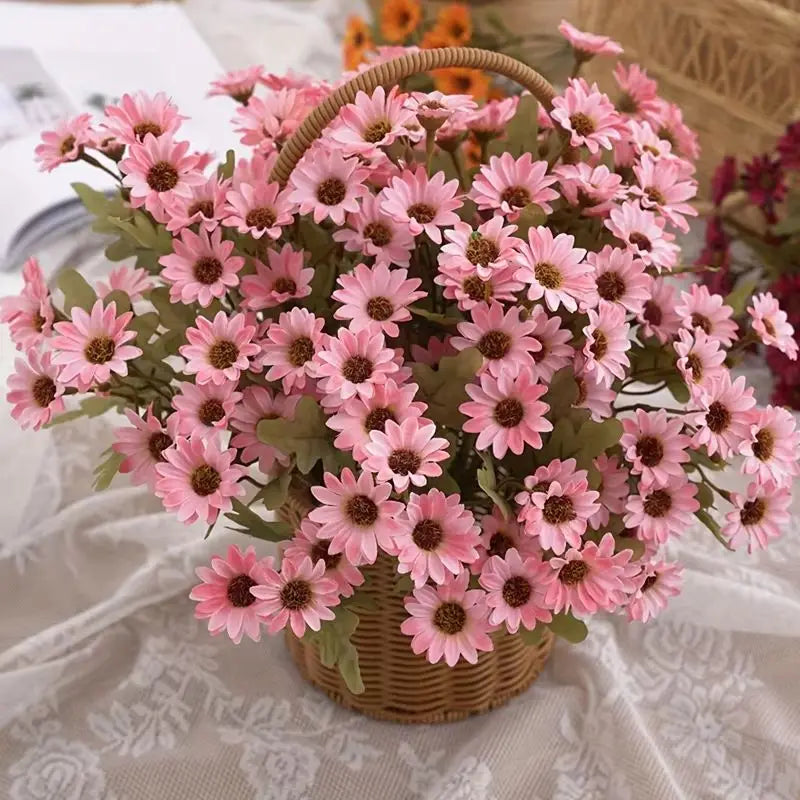 Small Daisy Silk Artificial Flowers – Wedding & Home Décor Artificial Silk Flowers Babs
