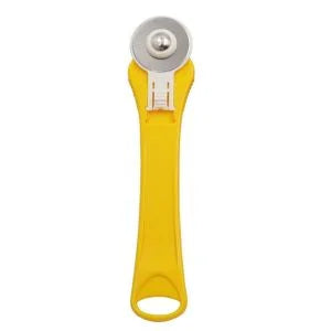 Pink Rotary Cutter – Ergonomic Quilting & Fabric Cutting Tool Rotary Fabric Cutter Babs YELLOW