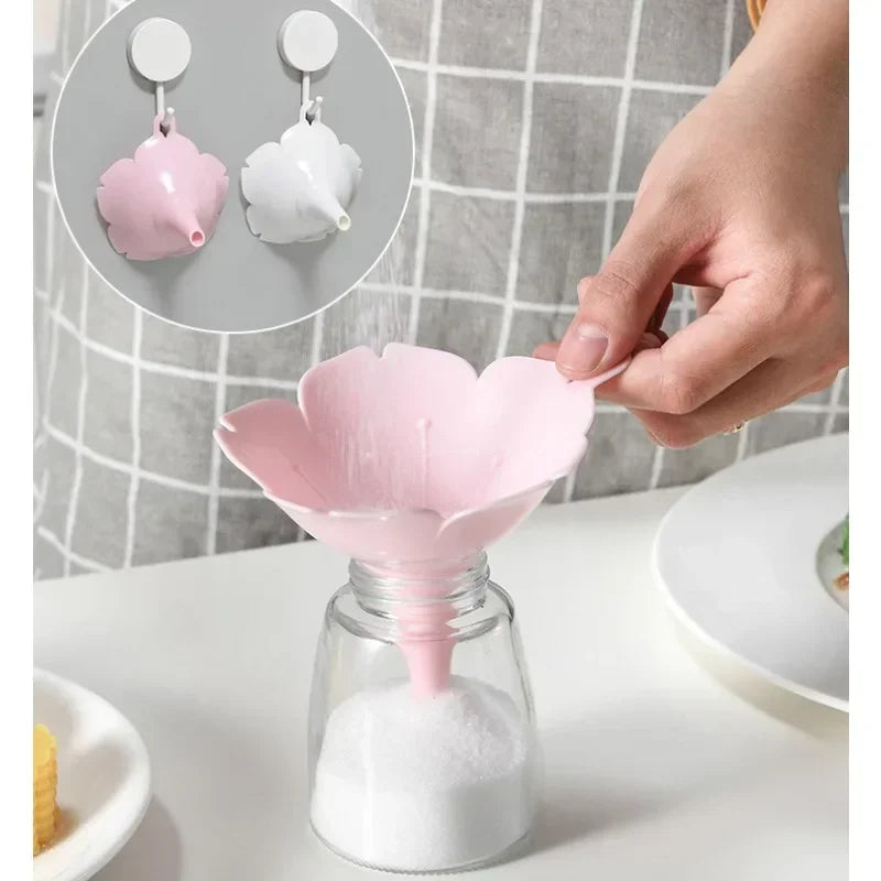 Cherry Blossom Kitchen Funnels | Liquid & Powder Set of 2 Kitchen Funnel Set Babs