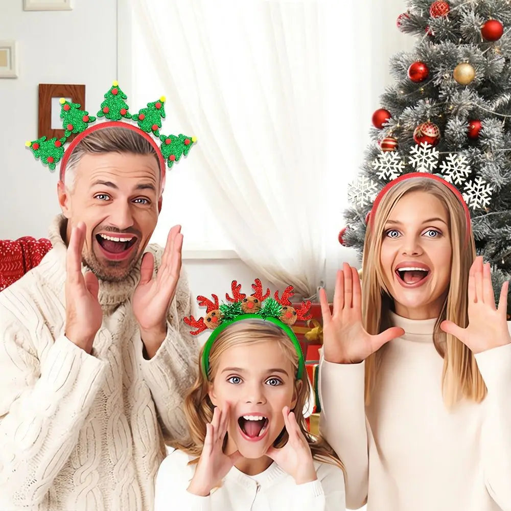 Cute Christmas Headbands – Elf, Reindeer & Tree Styles Holiday Hair Headband Babs