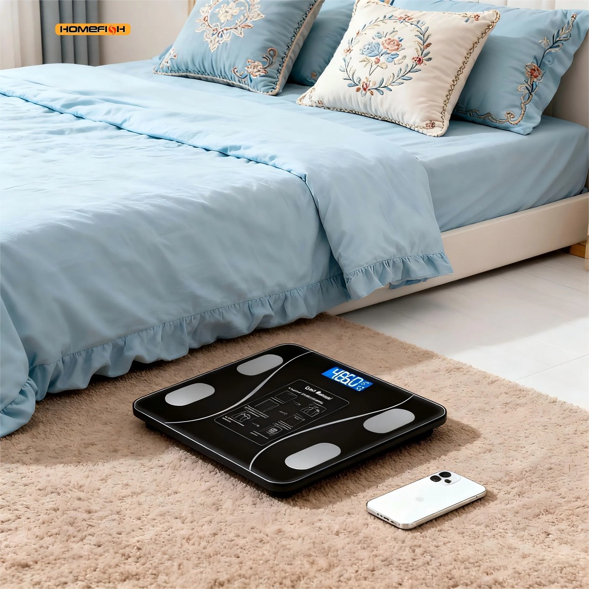 Bluetooth Digital Weight Scale – Smart Battery-Powered Home Scale Bluetooth Body Scale Babs