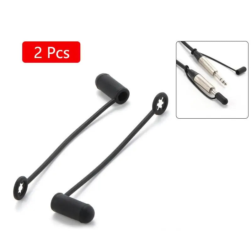 2Pcs Silicone Dust Covers for XLR & 6.35mm Audio Plugs Audio Connector Caps Babs A6