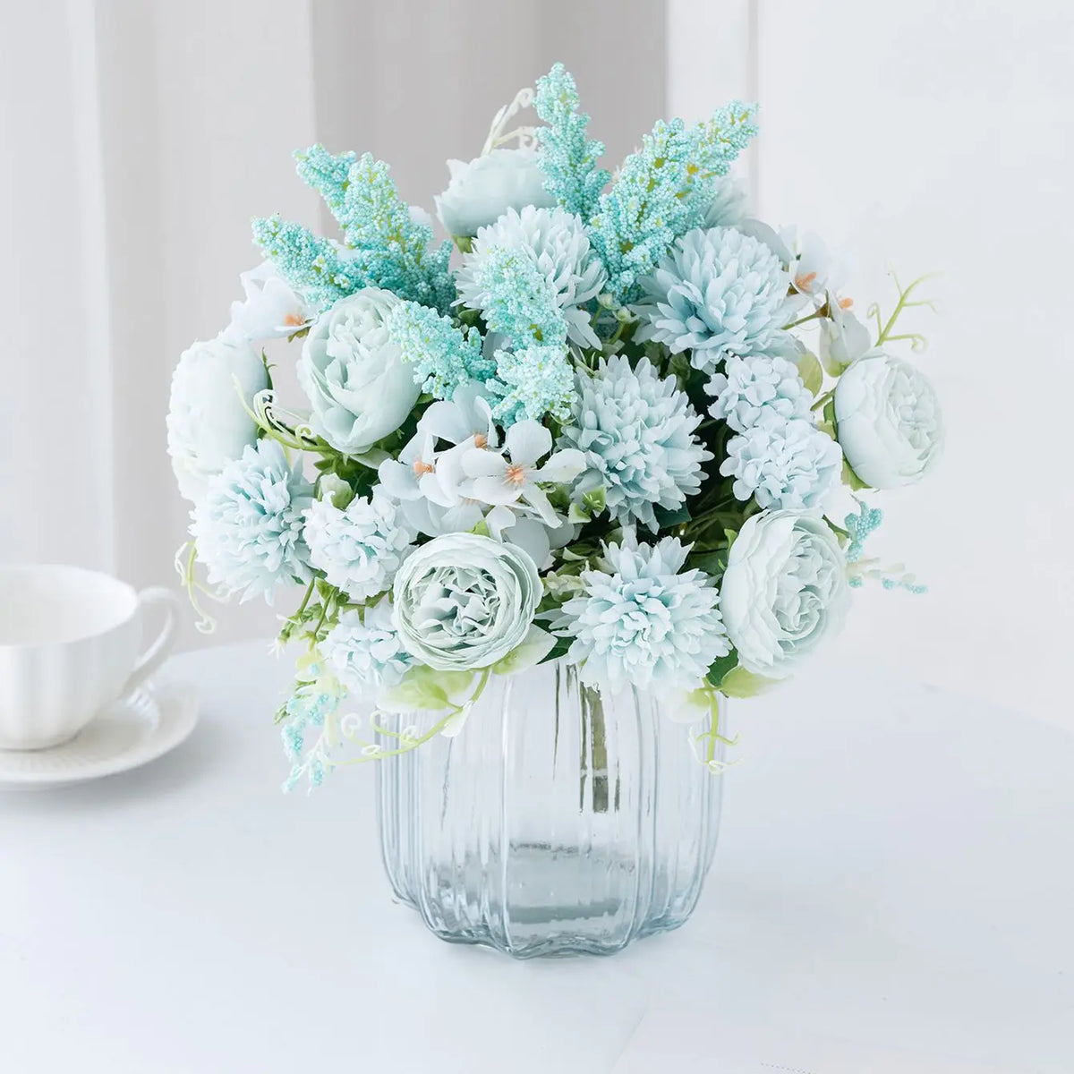 Artificial Silk Peony Bouquet – Wedding & Home Décor Artificial Flower Bouquet Babs
