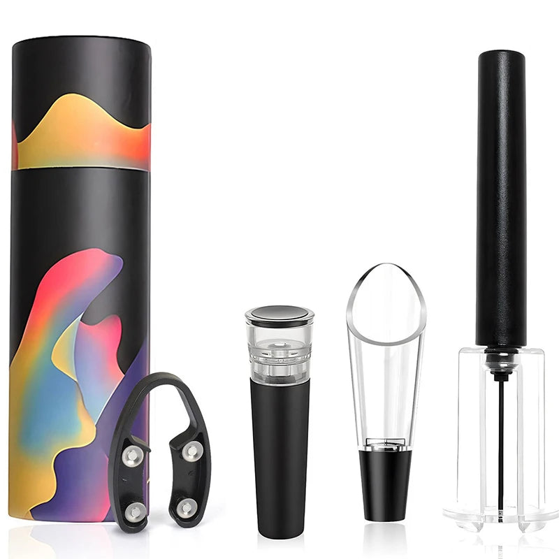 Pressure Air Wine Corkscrew – Magnetic Stainless Steel Opener Wine Bottle Opener Babs 4pcs Canned