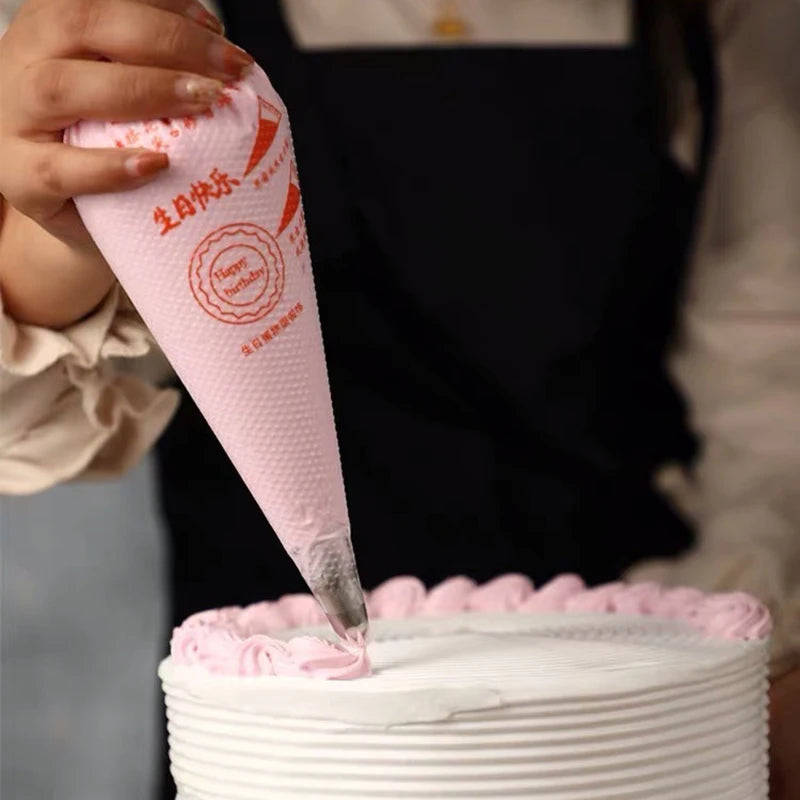Disposable Piping Bags 50/100 Pcs – BPA-Free Cake Decorating Disposable Piping Bags Babs
