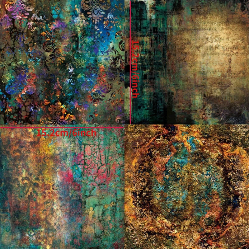 6x6 Vintage Scrapbook Paper Pad – 24 Assorted Pattern Sheets Scrapbook Paper Pad Babs