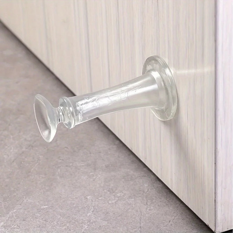 Pinch-Free Rubber Door Stopper – Silent Anti-Collision Doorstop Rubber Door Stopper Babs