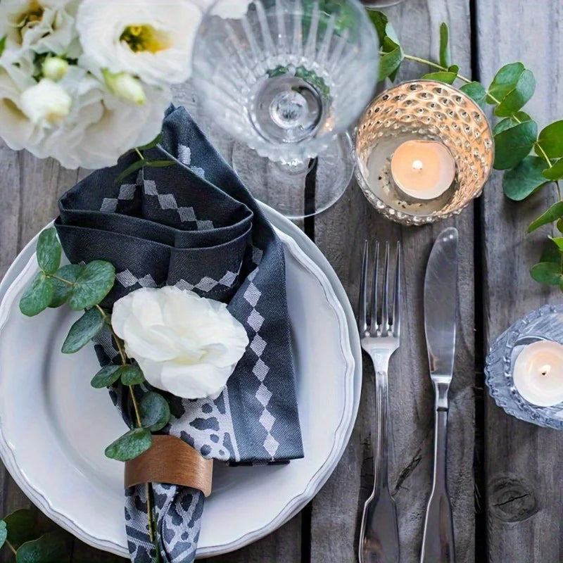 Rustic Farmhouse Napkin Ring Holders – Bulk Holiday & Wedding Napkin Ring Holders Babs