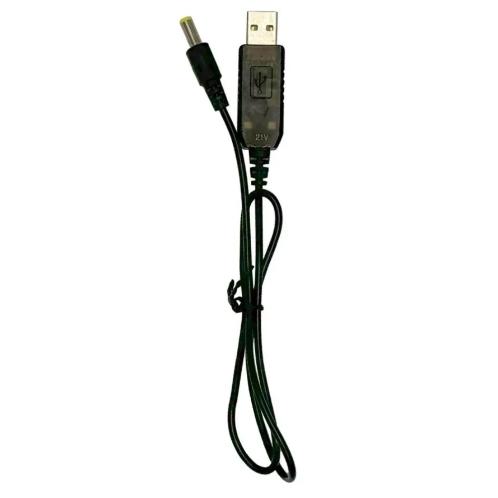 5V to 21V Boost Cable – USB DC Adapter for 21V Battery Charging Battery Charging Cable Babs