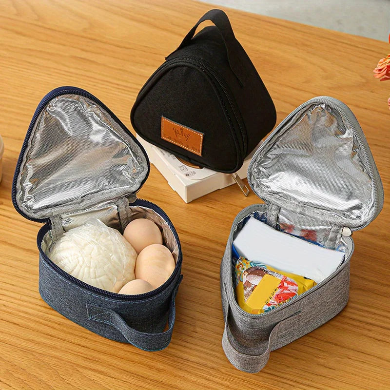 Triangular Insulated Rice Ball Lunch Bag – Aluminum Foil Oxford Insulated Lunch Bag Babs