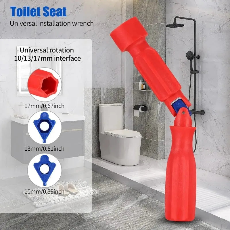 Universal Toilet Seat Wrench 17/13/10mm – Install & Repair Tool Toilet Seat Wrench Babs