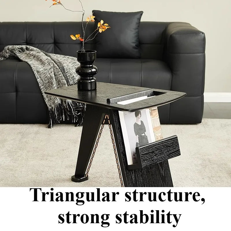 Nordic Solid Wood Coffee Table with Storage | Modern Style Solid Wood Coffee Table Babs